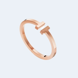 티파니 앤 코 스퀘어 로즈 골드 팔찌